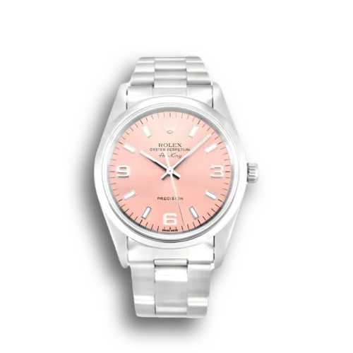 Replica Rolex Air-King 34mm Dial Pink 14000 - Best shop to buy a Fake Rolex
