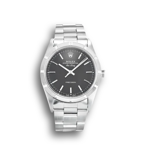 Replica Rolex Air-King 34mm Dial Black 14010 - Best shop to buy a Fake Rolex