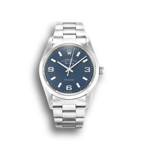 Replica Rolex Air-King 34mm Dial Blue 14000 - Best shop to buy a Fake Rolex