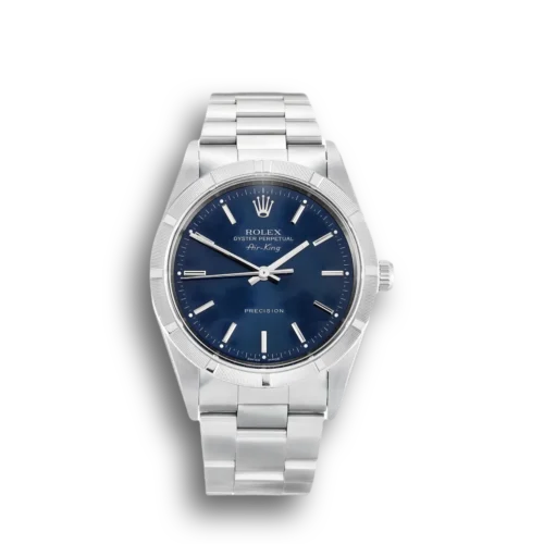 Replica Rolex Air-King 34mm Dial Blue 14010M - Best shop to buy a Fake Rolex