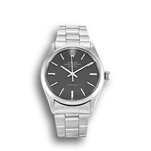 Replica Rolex Air-King 34mm Dial Grey 5500 - Best shop to buy a Fake Rolex