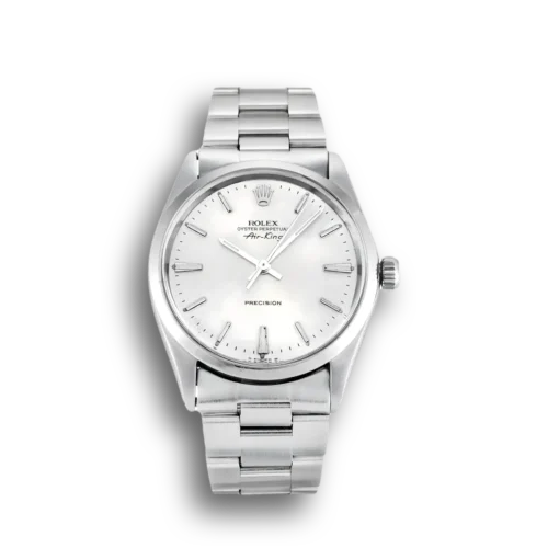 Replica Rolex Air-King 34mm Dial Silver 5500 - Best shop to buy a Fake Rolex