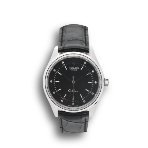 Replica Rolex Cellini 39mm Dial Black 5310 - Best shop to buy a Fake Rolex