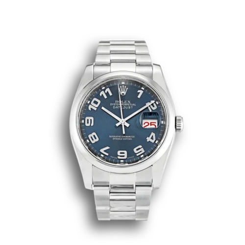 Replica Rolex Datejust 116200 36mm Concentric Blue Dial - Best shop to buy a Fake Rolex