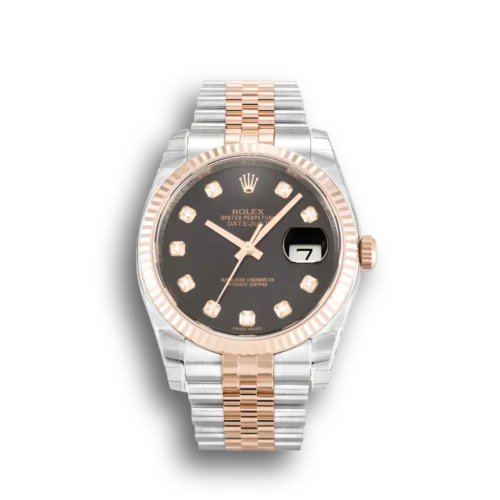 Replica Rolex Datejust 116231 Black Dial 36mm - Best shop to buy a Fake Rolex