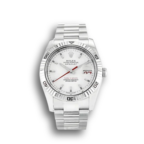 Replica Rolex Datejust 116264 Turn-O-Graph White Dial 36mm - Best shop to buy a Fake Rolex