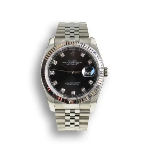 Replica Rolex Datejust 126233 36mm Dial Black Diamond - Best shop to buy a Fake Rolex
