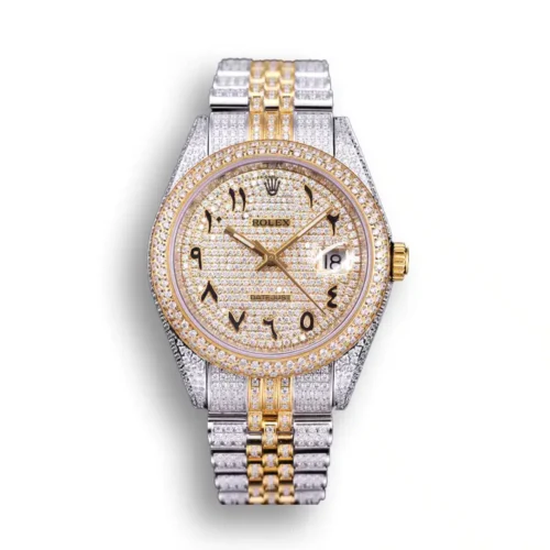 Replica Rolex Datejust 126300 41mm Arabic Diamond Dial - Best shop to buy a Fake Rolex