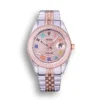 Replica Rolex Datejust 126300 41mm Colorful Roman Numerals - Best shop to buy a Fake Rolex