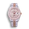 Replica Rolex Datejust 126300 41mm Dial Full-Diamond - Best shop to buy a Fake Rolex