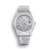 Replica Rolex Datejust 126300 41mm Dial Full-Diamond Arabic - Best shop to buy a Fake Rolex