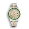 Replica Rolex Datejust 126300 41mm Dial Full-Diamond Yellow Gold - Best shop to buy a Fake Rolex