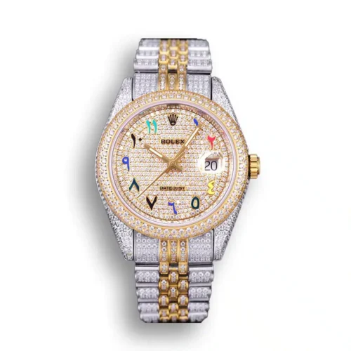 Replica Rolex Datejust 126300 41mm Diamond Dial Arabic Numerals - Best shop to buy a Fake Rolex