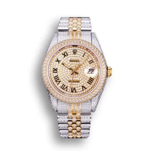 Replica Rolex Datejust 126300 41mm Diamond Dial Roman Numerals - Best shop to buy a Fake Rolex
