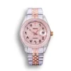 Replica Rolex Datejust 126300 41mm Full-Diamond Arabic Dial - Best shop to buy a Fake Rolex