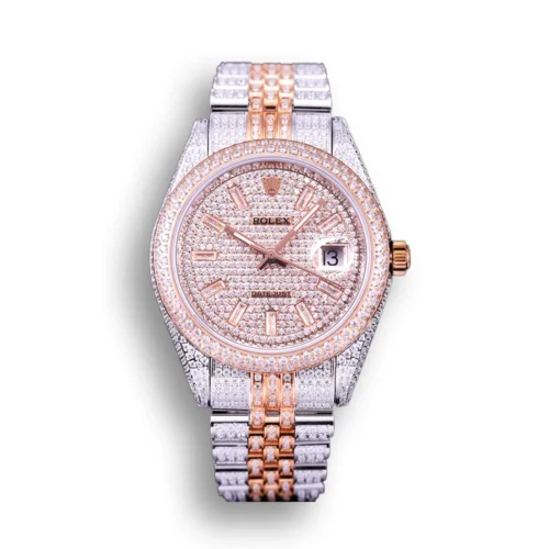 Replica Rolex Datejust 126300 41mm Full-Diamond Dial - Best shop to buy a Fake Rolex