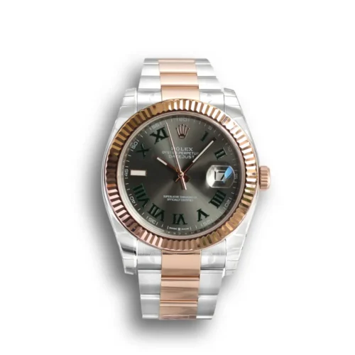 Replica Rolex Datejust 126331 41mm Slate Set Roman Dial - Best shop to buy a Fake Rolex
