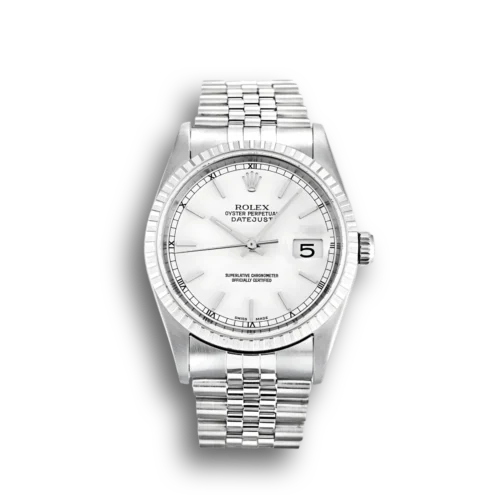 Replica Rolex Datejust 16220 36mm White Dial 1 - Best shop to buy a Fake Rolex
