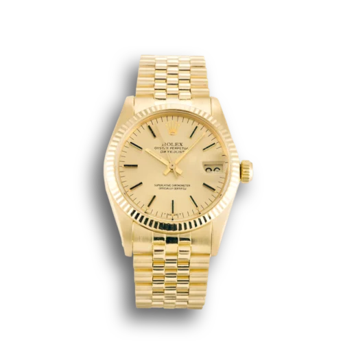 Replica Rolex Datejust 6827 Mid-Size 30mm Champagne Dial - Best shop to buy a Fake Rolex