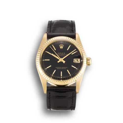 Replica Rolex Datejust 6827 Mid-Size 31mm Black Dial - Best shop to buy a Fake Rolex