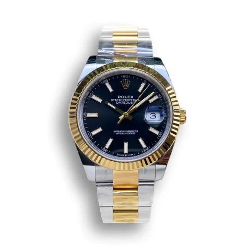 Replica Rolex Datejust m126333 41mm Bright Black Dial Oyster - Best shop to buy a Fake Rolex