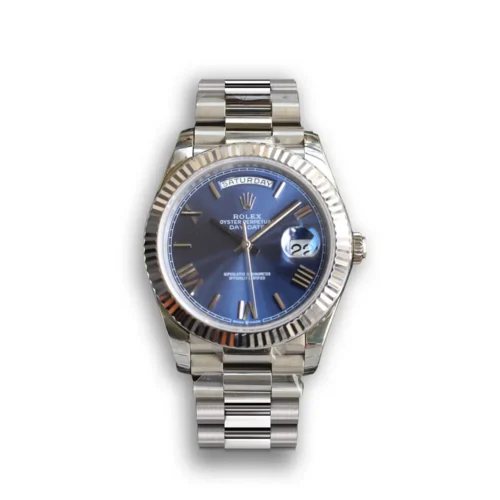 Replica Rolex Day-Date 126331 41mm Bright Blue Dial - Best shop to buy a Fake Rolex