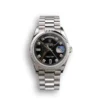 Replica Rolex Day-Date 128238 36mm Black Dial - Best shop to buy a Fake Rolex