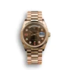 Replica Rolex Day-Date 128238 36mm Chocolate Dial - Best shop to buy a Fake Rolex