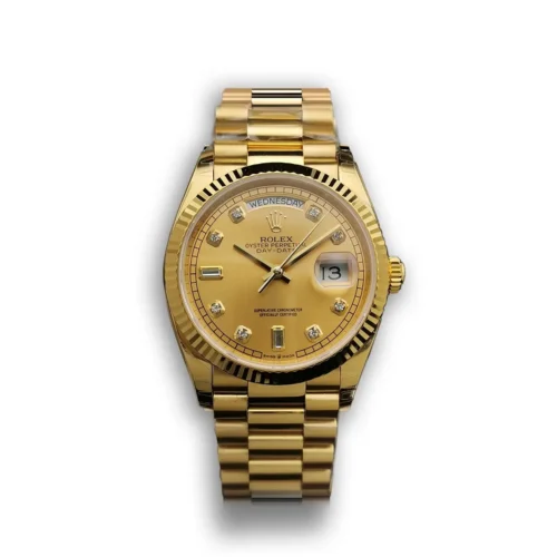Replica Rolex Day-Date 128238 36mm Gold Dial Yellow Gold - Best shop to buy a Fake Rolex