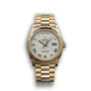 Replica Rolex Day-Date 128238 36mm White Roman Dial - Best shop to buy a Fake Rolex