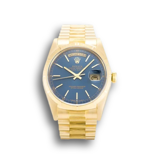 Replica Rolex Day-Date 18248 36mm Blue Dial - Best shop to buy a Fake Rolex