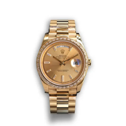 Replica Rolex Day-Date m228238 Gold Dial - Best shop to buy a Fake Rolex