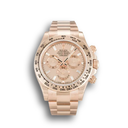Replica Rolex Daytona 40mm Dial Rose Diamond Baguette 116505 - Best shop to buy a Fake Rolex