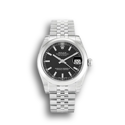 Replica Rolex Lady-Datejust 178240 Black Dial 31mm - Best shop to buy a Fake Rolex