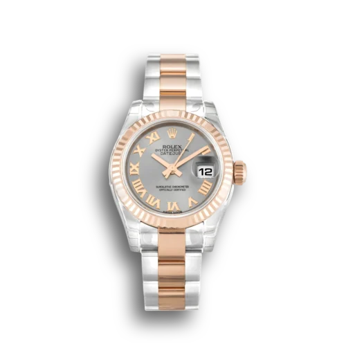 Replica Rolex Lady-Datejust 179171 26mm Rhodium Dial - Best shop to buy a Fake Rolex