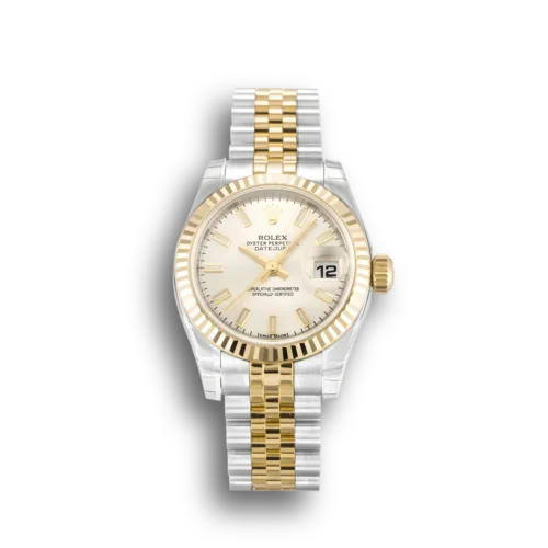 Replica Rolex Lady-Datejust 179173 26mm Silver Dial - Best shop to buy a Fake Rolex