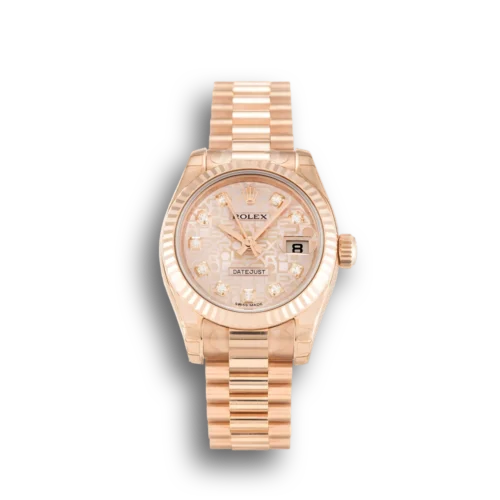 Replica Rolex Lady-Datejust 179175 26mm Rose Dial - Best shop to buy a Fake Rolex