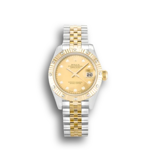 Replica Rolex Lady-Datejust 179313 26mm Champagne Dial - Best shop to buy a Fake Rolex