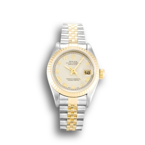 Replica Rolex Lady-Datejust 69173 26mm Ivory Pyramid Dial - Best shop to buy a Fake Rolex