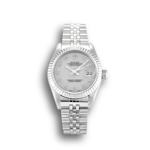 Replica Rolex Lady-Datejust 69174 26mm Silver Dial - Best shop to buy a Fake Rolex