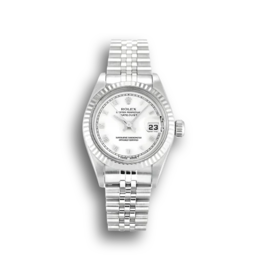 Replica Rolex Lady-Datejust 69174 26mm White Dial - Best shop to buy a Fake Rolex