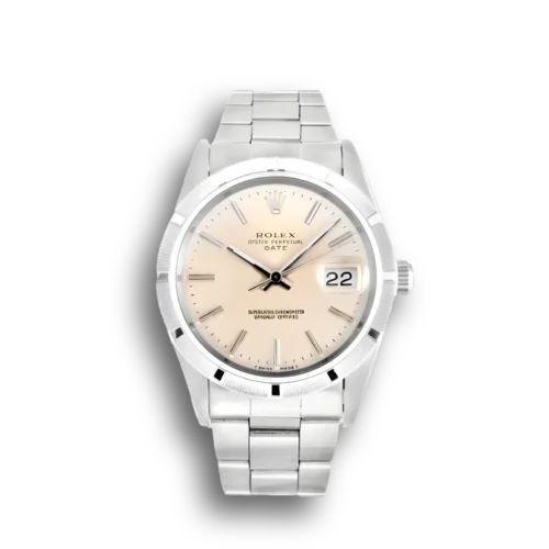 Replica Rolex Oyster Perpetual Date 34mm Dial Silver 15210 - Best shop to buy a Fake Rolex
