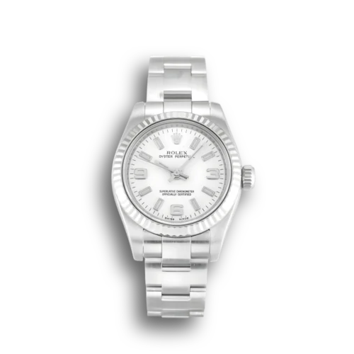 Replica Rolex Oyster Perpetual Lady 26mm Dial White 176234 - Best shop to buy a Fake Rolex
