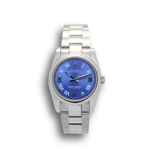 Replica Rolex Oyster Perpetual Lady 31mm Dial Blue 177200 - Best shop to buy a Fake Rolex