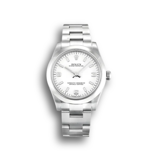 Replica Rolex Oyster Perpetual Lady 31mm Dial White 177200 - Best shop to buy a Fake Rolex