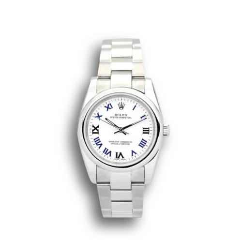 Replica Rolex Oyster Perpetual Lady Dial White 31mm 177200 - Best shop to buy a Fake Rolex