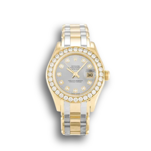 Replica Rolex Pearlmaster 29mm Dial Champagne 80298 - Best shop to buy a Fake Rolex