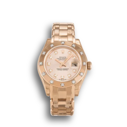 Replica Rolex Pearlmaster 29mm Dial Rose 80315 - Best shop to buy a Fake Rolex
