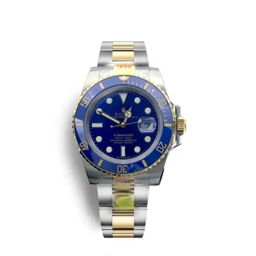 Replica Rolex Submariner SUB 116610 40mm Gold Series Blue Dial - Best shop to buy a Fake Rolex