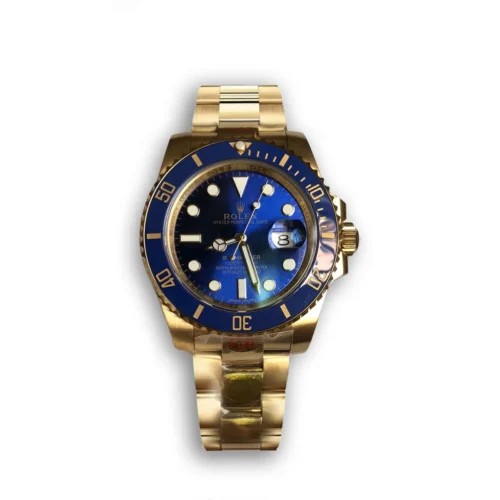 Replica Rolex Submariner SUB 116610 Gold Series Blue Dial - Best shop to buy a Fake Rolex